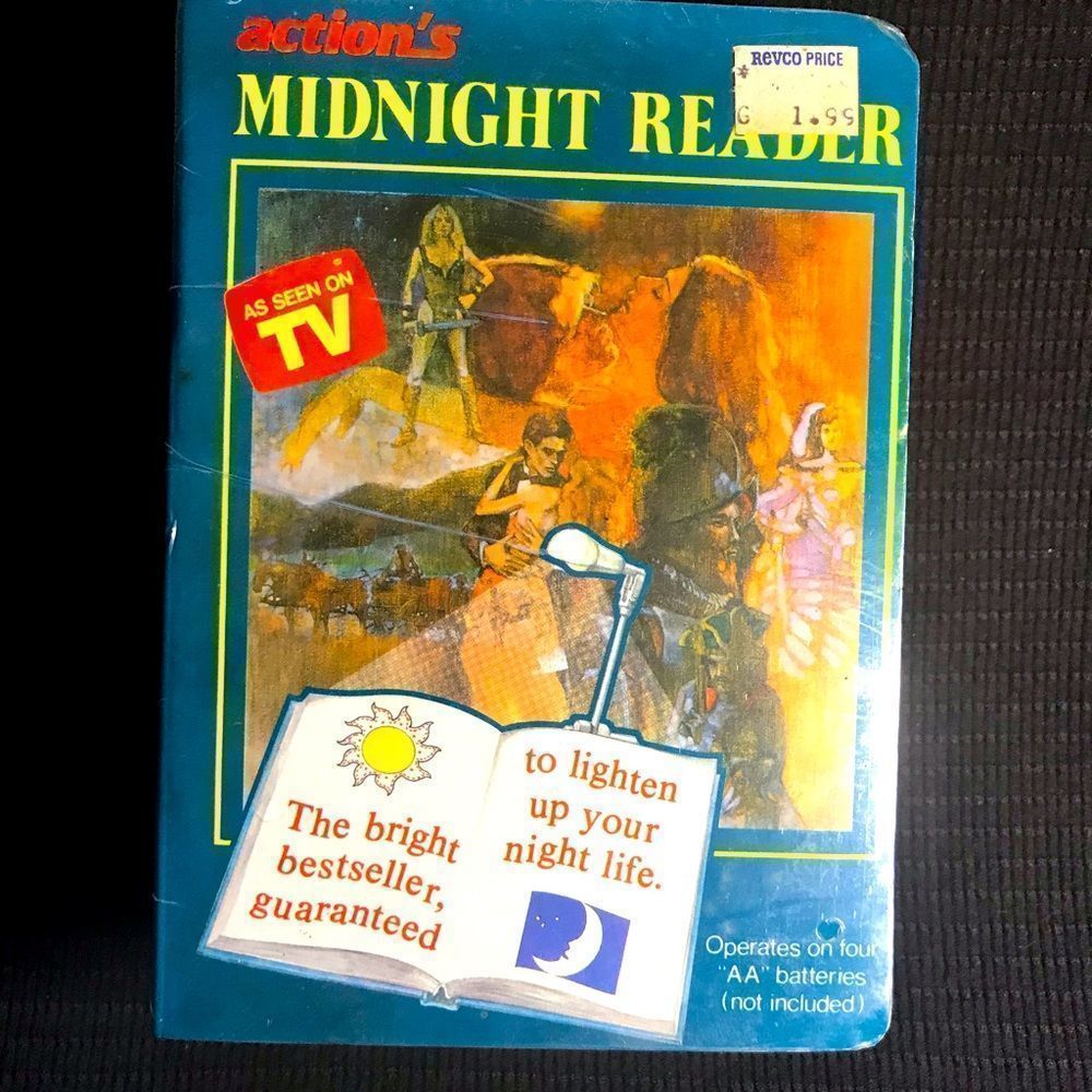 1984 Actions As Seen On TV Midnight Reader Light - Sealed